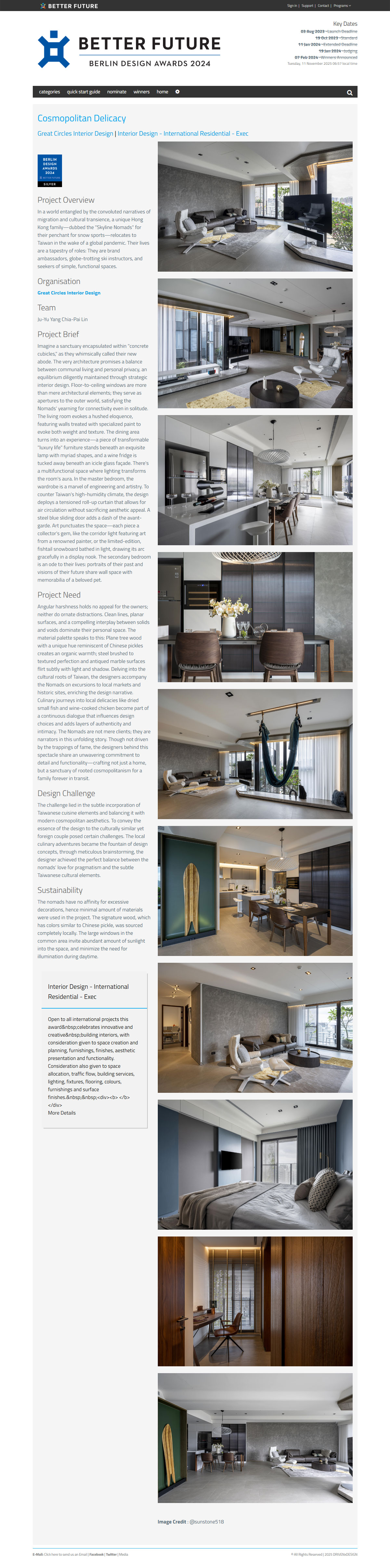 大圓空間設計_2024 BERLIN Design Awards [ Cosmopolitan Delicacy ] Silver照片2