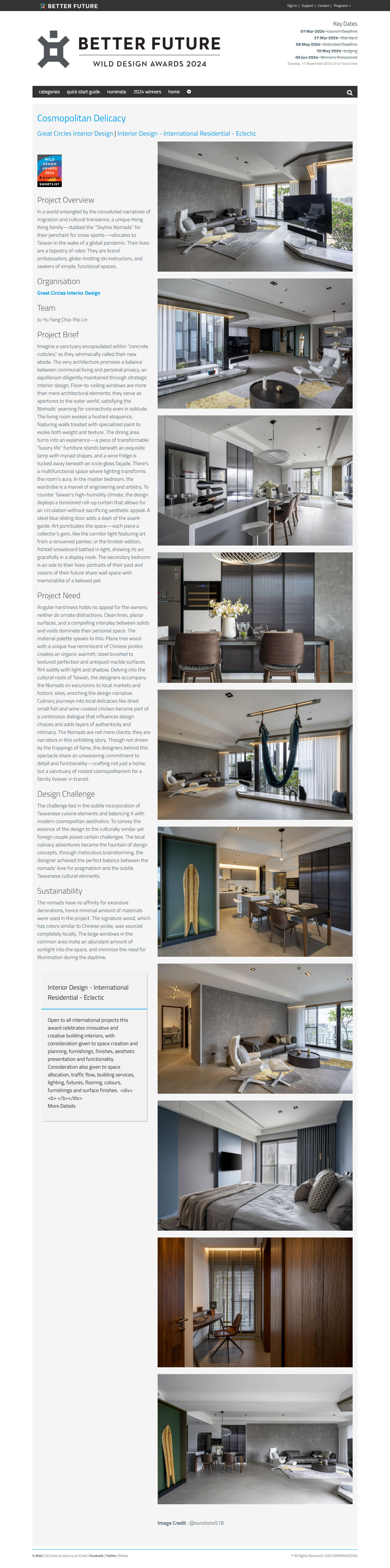 大圓空間設計_2024 Wild Design Awards [ Cosmopolitan Delicacy ] Shortlist照片2